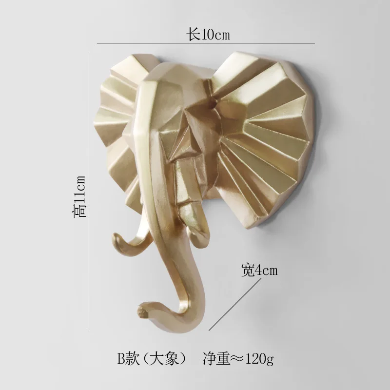 

Декоративный крючок для одежды в виде головы животного