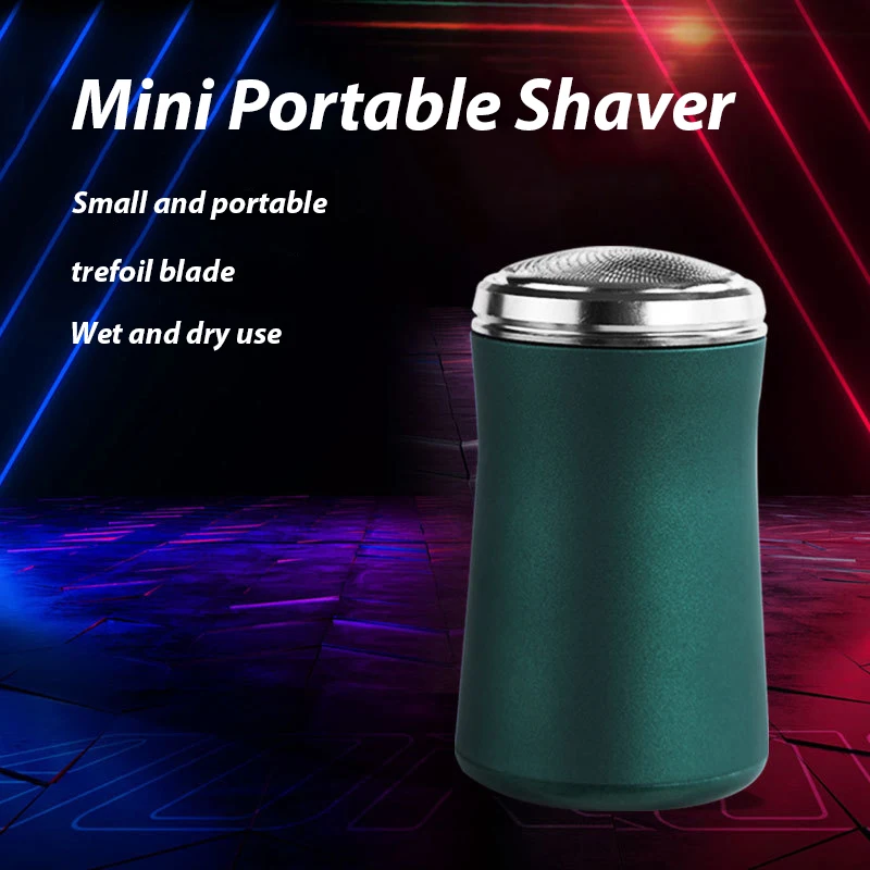 

Pocket Size Washable Electric Razor Electric Shaver Rechargeable Shaving Machine for Men Wet-Dry Dual Use Mini Beard Razor