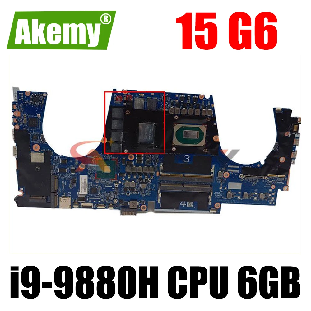 

L68833-601 For HP ZBook 15 G6 laptop motherboard L68833-001 XW2G DAXW2GMBEG0 With i9-9880H CPU N19E-Q1-KD-A1 GPU 100% Tested OK