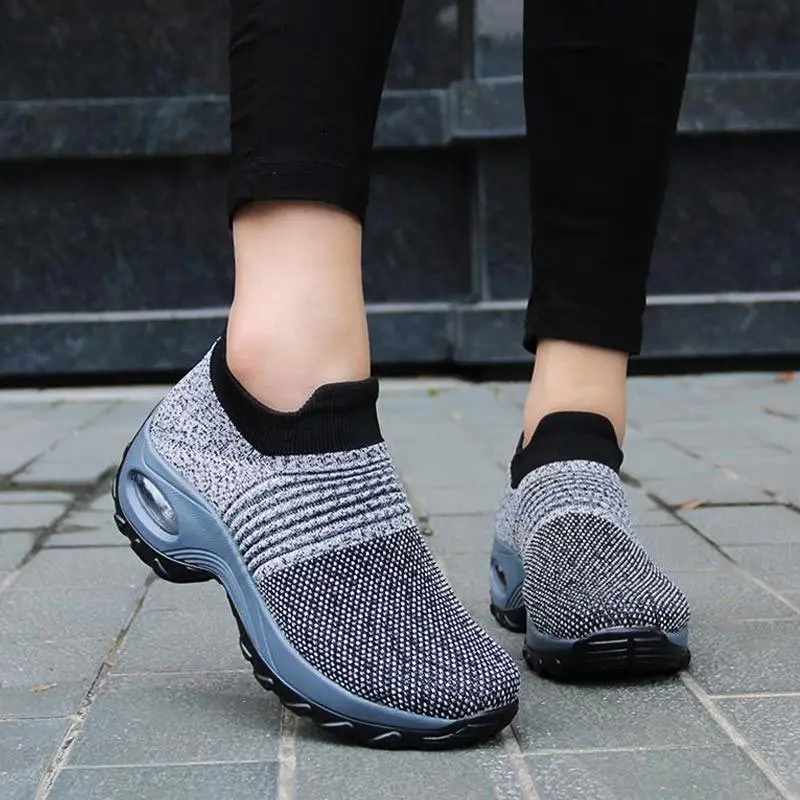 

Plus Size High Platform Massive Sole Sport Shoes Women Socks Sneakers for Women 2022 Hit Running Shoes for Woman Sports GME-2976