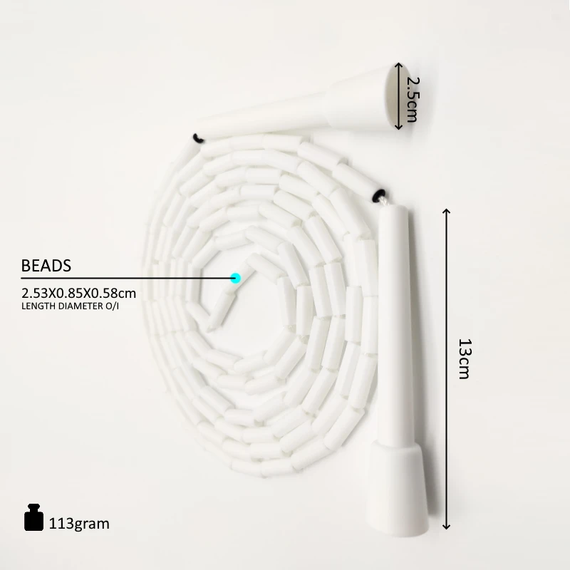 Ручка для фитнеса с твердыми бусинами 1 дюйм