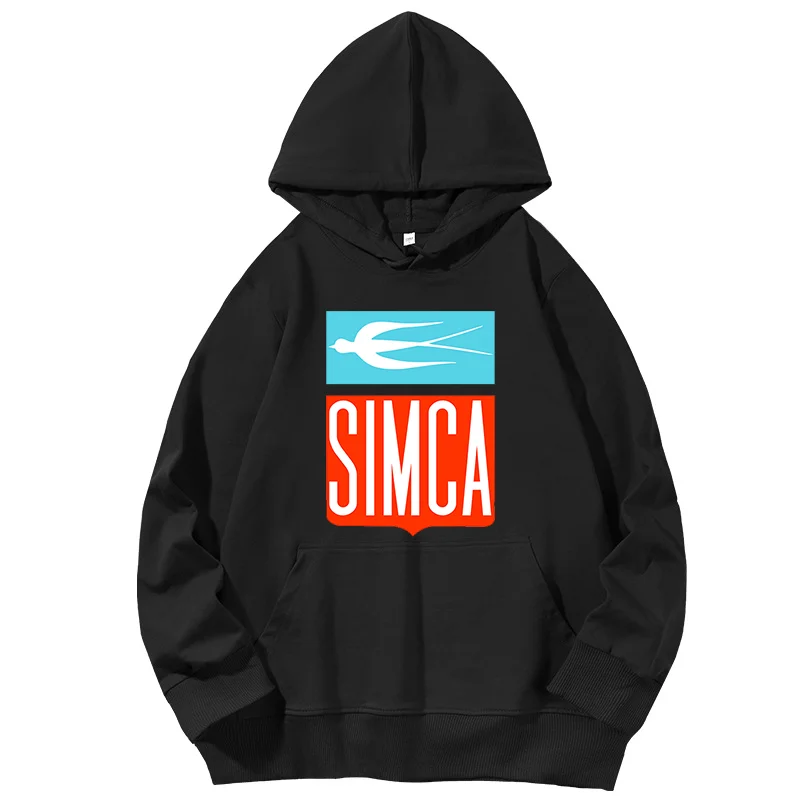 Simca Logo graphic Hooded sweatshirts French Car Maker oversized hoodie men Hooded Shirt Harajuku streetwear Man sweatshirts