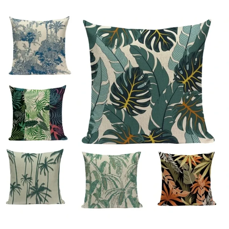 Новинка Наволочка 45x45 см Тропический