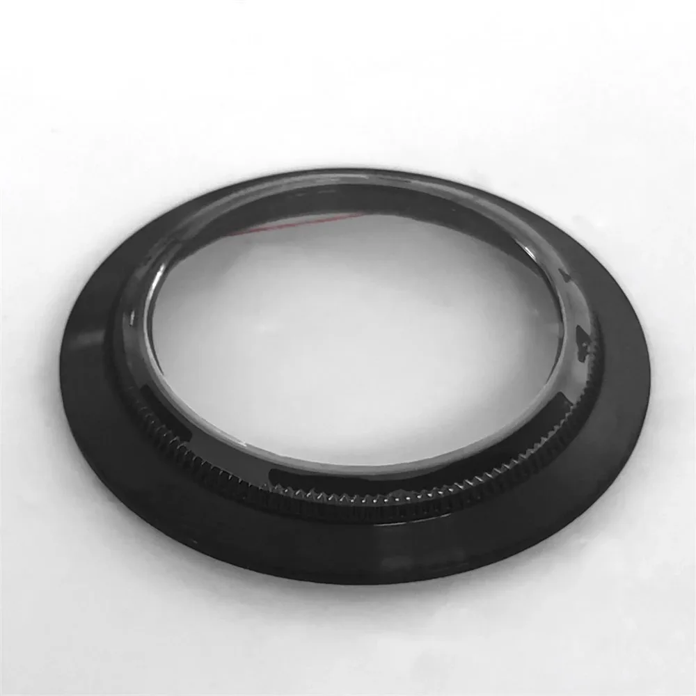 Часы черные серебристые с сапфировым стеклом 36 мм