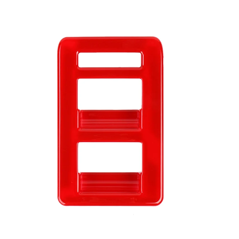

Window Lift Switch Panel Cover Trim for Ford Bronco 2021 2022 Car Accessories, ABS Red