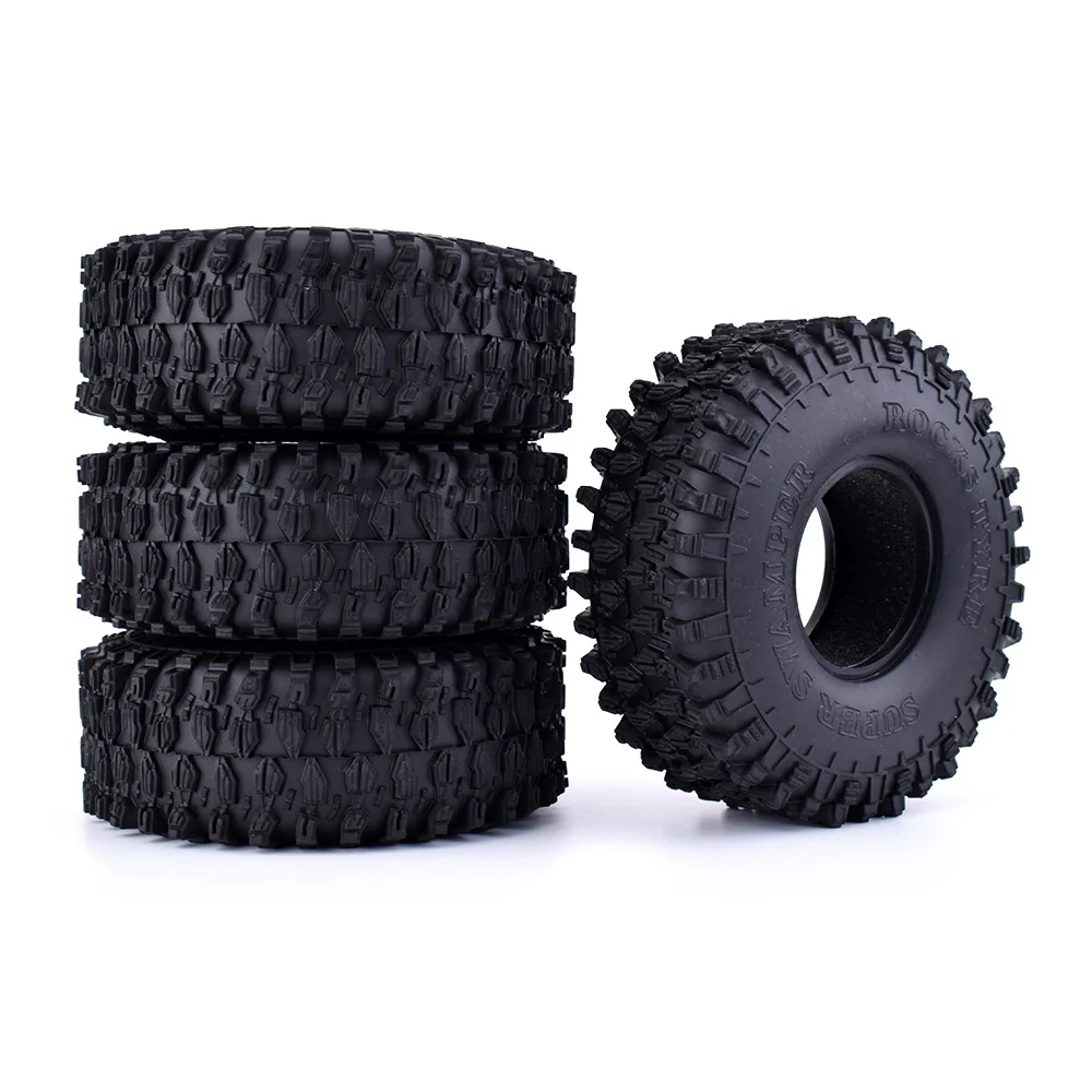 

RC Tires 4Pcs AUSTAR AX-5020 1.9 Inch 120mm Rubber Rocks Crawler Tires Tyre for 1/10 Traxxas Redcat SCX10 AXIAL RC4WD TF2 RC Car