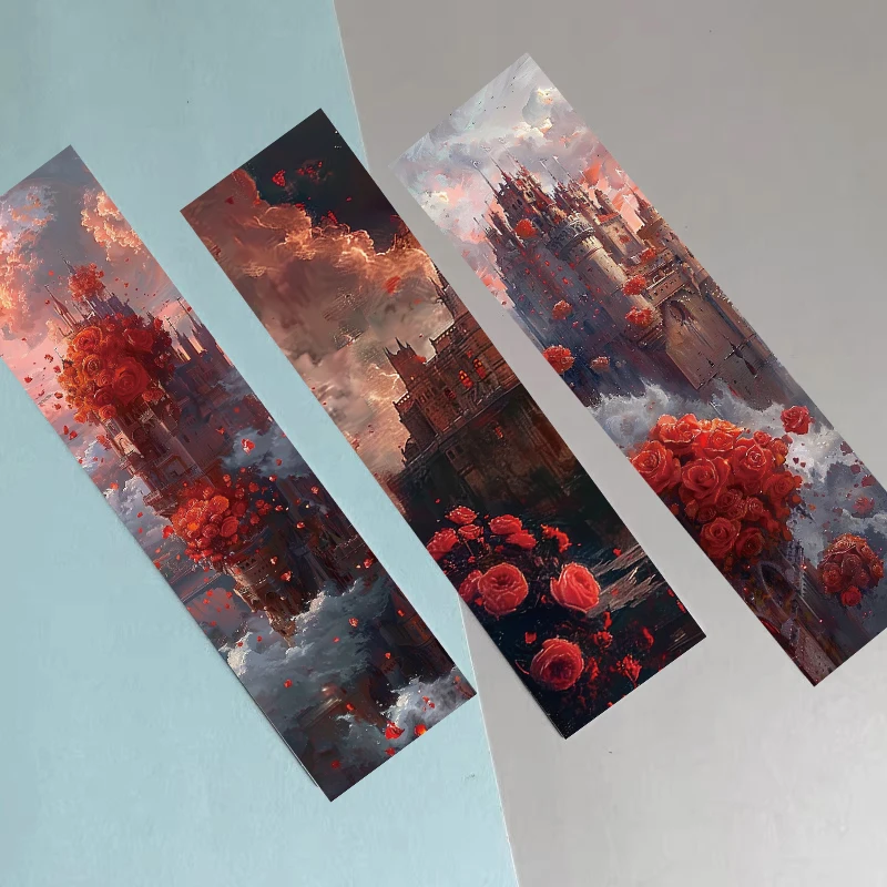 Закладки для книг в виде цветов 30 шт