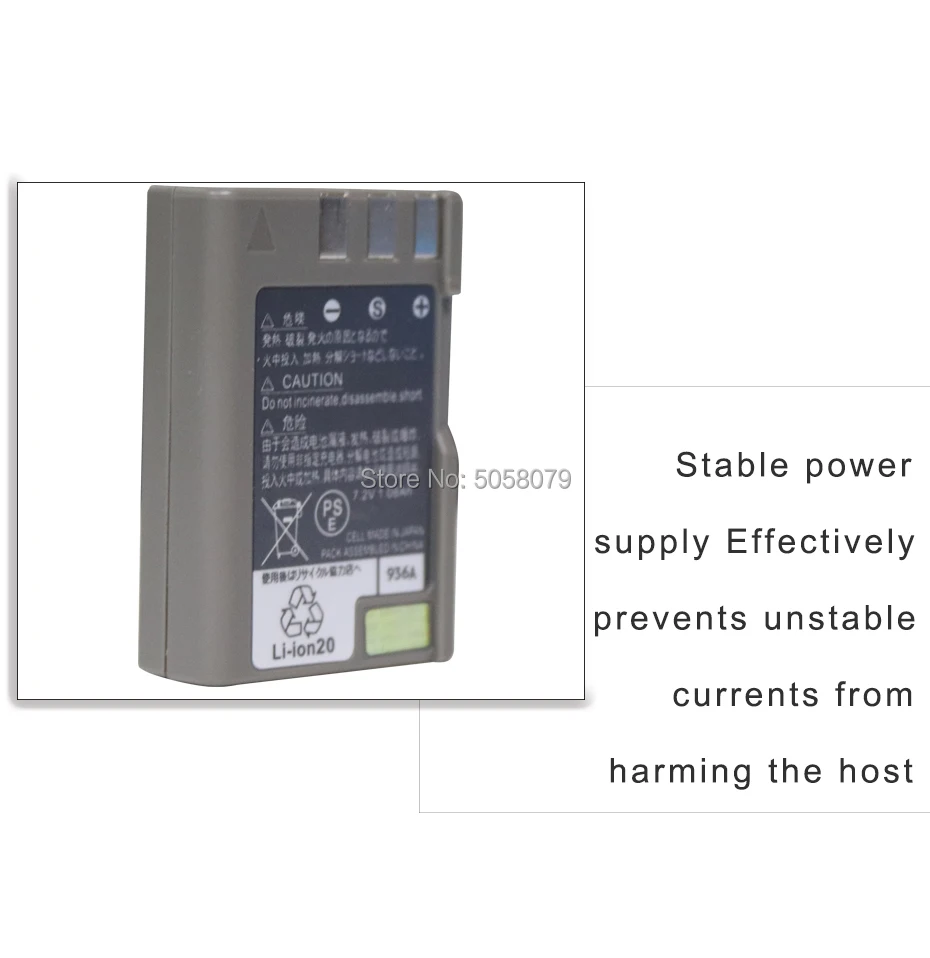 EN-EL9a ENEL9a Battery 1080mAh For Durable D60 D5000 D40X D40 D3X D3000 D30 Cameras | Электроника