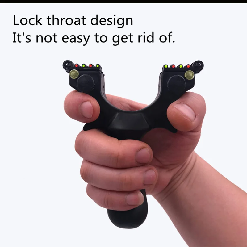 Рогатка пластиковая высокоточная с мраморной текстурой для охоты толстые и