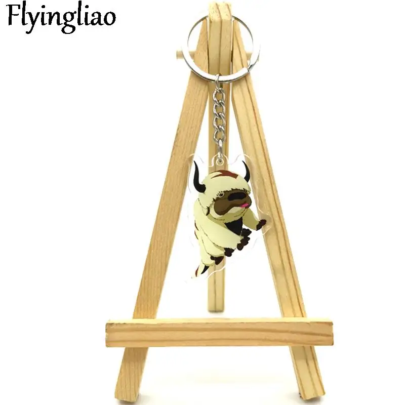 

Avatar The Last Airbender Men's and women's key chain accessories lovely bag pendant key ring acrylic cartoon friend gift