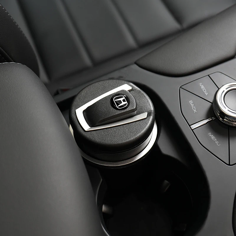 Автомобильный логотип емкость для хранения со светодиодсветильник кой Honda CRV Civic