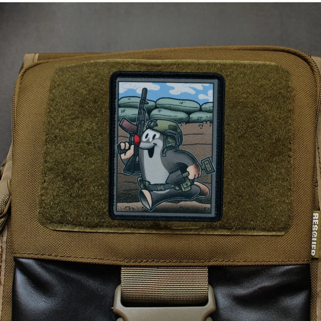 Krtek Mole Operator тактический значок морали нашивка военная армейская повязка на руку