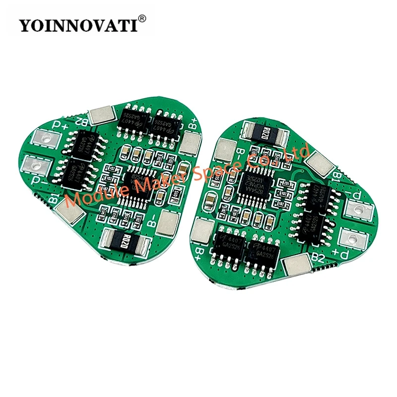 Фото Плата защиты Li-ion аккумуляторов HX-3S-03 3S 12V 18650 - Защита от перезаряда/переразряда 11.1V/12.6V, модуль PCB 8A №3