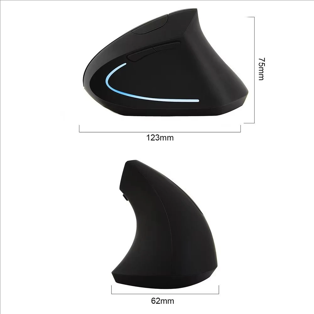 Беспроводная вертикальная игровая мышь 2 4G Mause Gamer