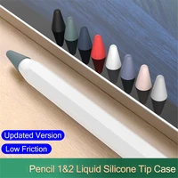 8pcs protective case for apple pencil 1st 2nd gen replacement silicone tip case nib protective cover for apple pencil 2 case