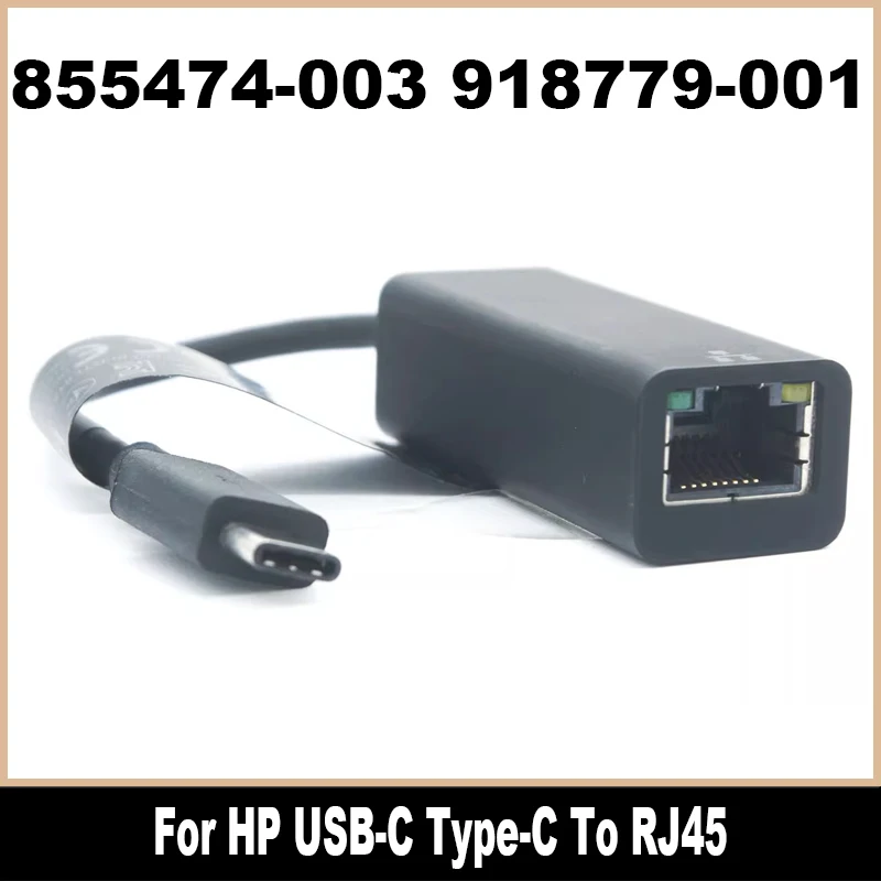 918779 -001 855474 -003 Новый оригинальный адаптер для HP USB-C Type-C к RJ45 сетевой кабель FD