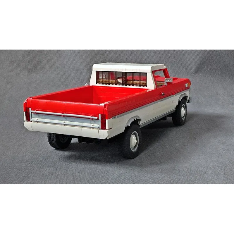 Детали для сборки суперкара MOC-136887 F100 1972 сращивающийся строительный блок модель