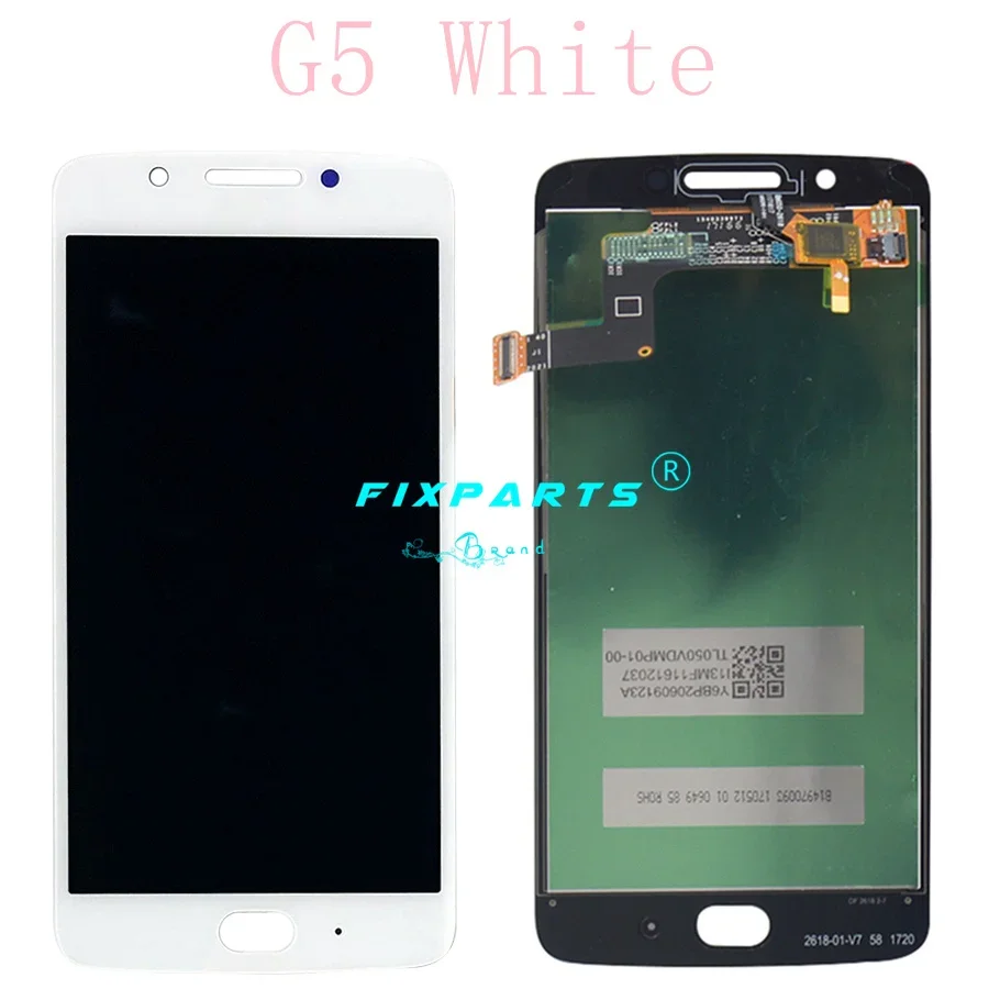 Протестированный экран для MOTO G5 сенсорный дигитайзер Plus LCD XT1683 замена дисплея XT1670