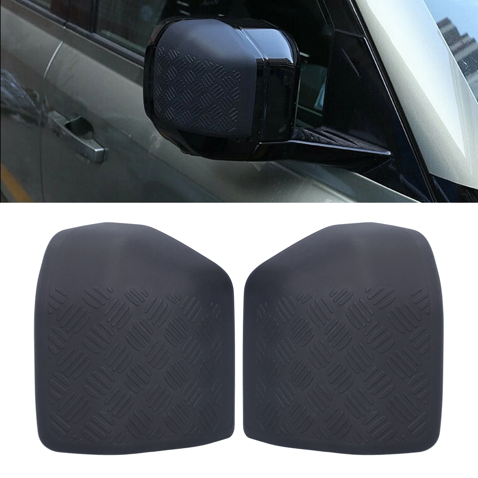 

Pair Car Rearview Mirror Cover Anti Scratch Guard Wing Mirror Cover Fit for Land Rover Defender 2020-2021