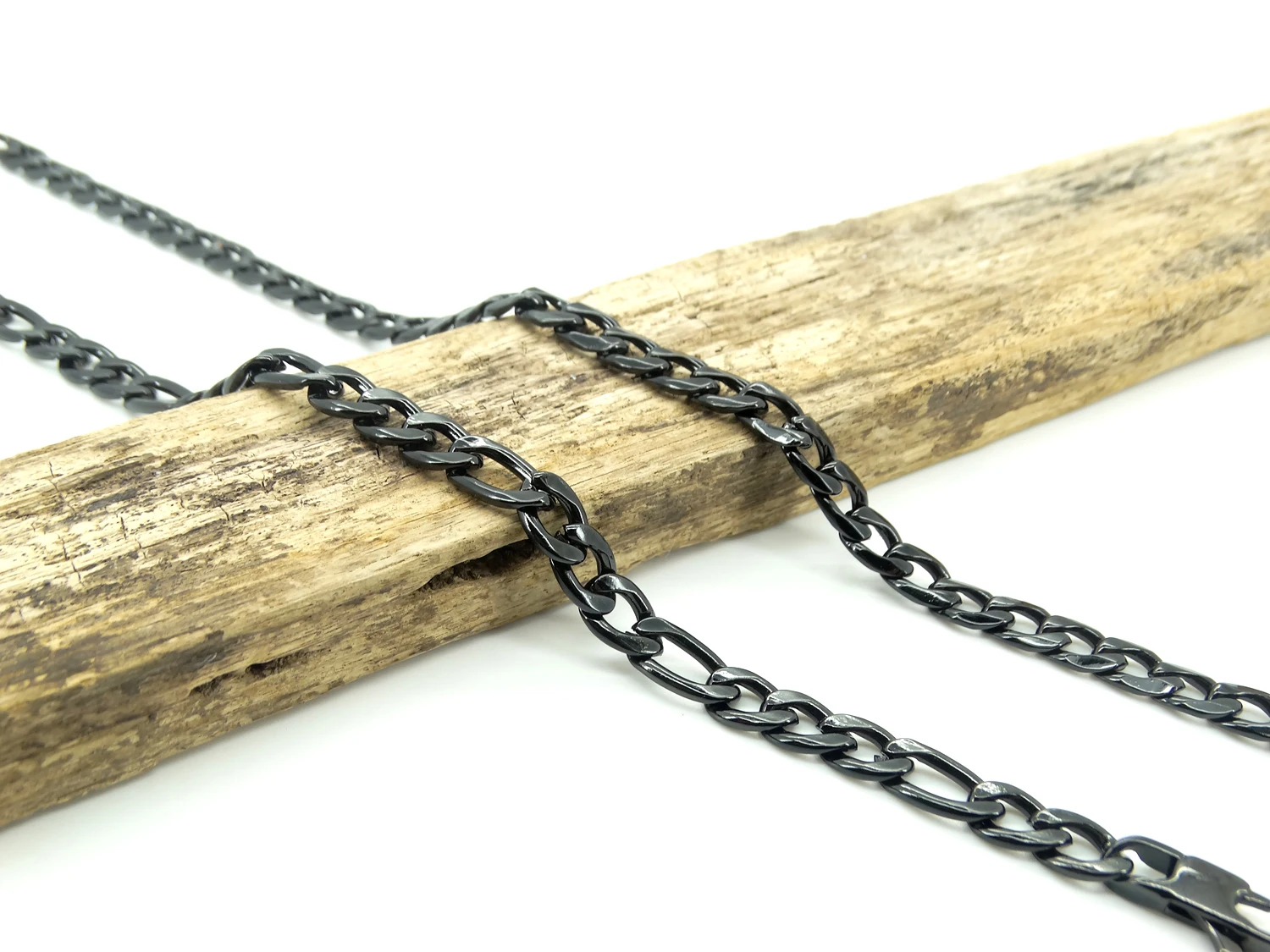 Браслет Figaro Bnagle из нержавеющей стали для мужчин и женщин Классическая цепь