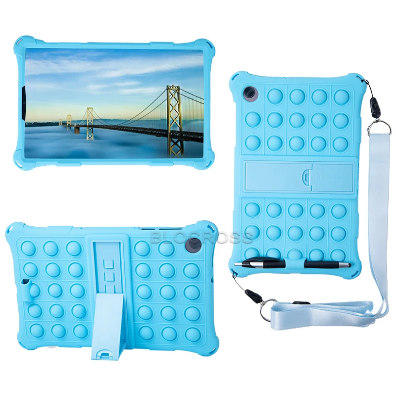 For Lenovo Tab M10 HD 2nd Gen Case TB-X306X TB-X306F 10.1'' Kids Safe Shockproof Silicon Cover FHD Plus 2020 | Компьютеры и