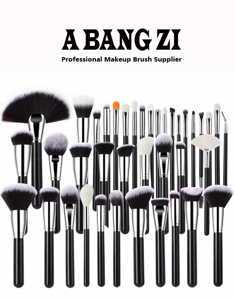 40pcs high quality luxury makeup brushes set