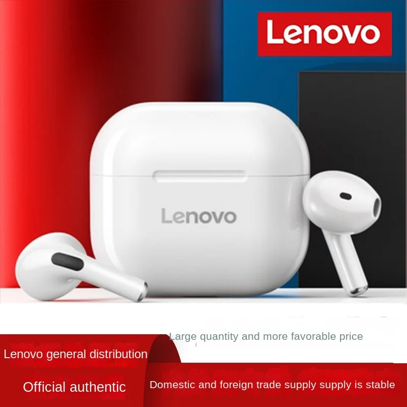 

Original Lenovo LP40 Bluetooth earphone Noise cancelling wireless in-ear earphone Sports running earphone