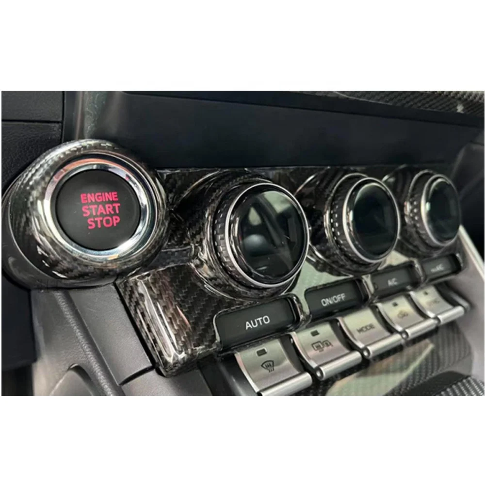 Сухое углеродное волокно OEM абдекун сатц шаг для GR86 Subaru BRZ 22 Mittel konsole arматена brett tig