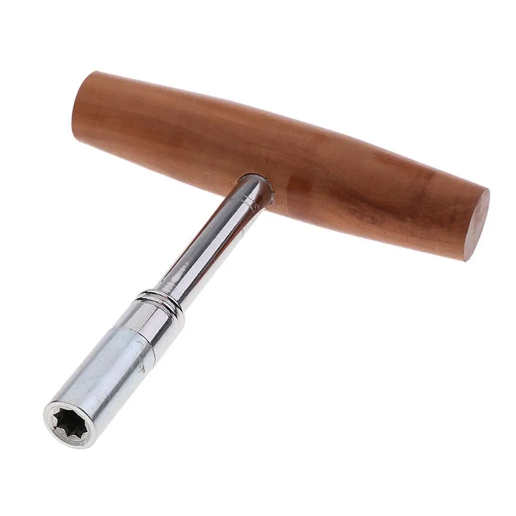 

Professional Piano Tuning Tool T Shaped Wrench Spanner with Wood Handle