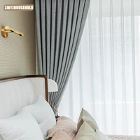 modern curtains for living dining room bedroom pastoral american curtains printed curtains french window door curtain tulle