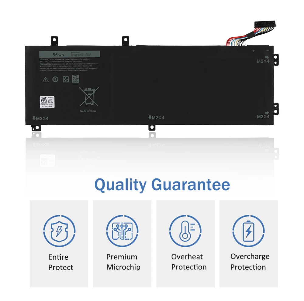 ETESBAY H5H20 Аккумулятор для ноутбука DELL XPS 15 9560 9570 15-9560-D1845 Precision M5520 5530 62MJV M7R96 05041C 5D91C 11 4