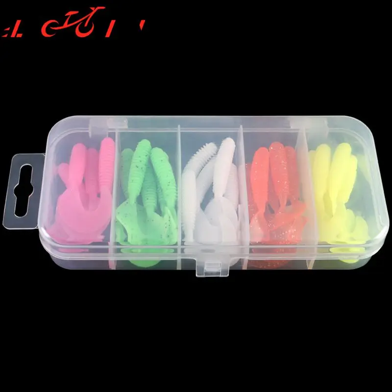

Lead Hook Fishing Bait Box Bionic Threaded Fake Bait Soft Bait Fishing Supplies