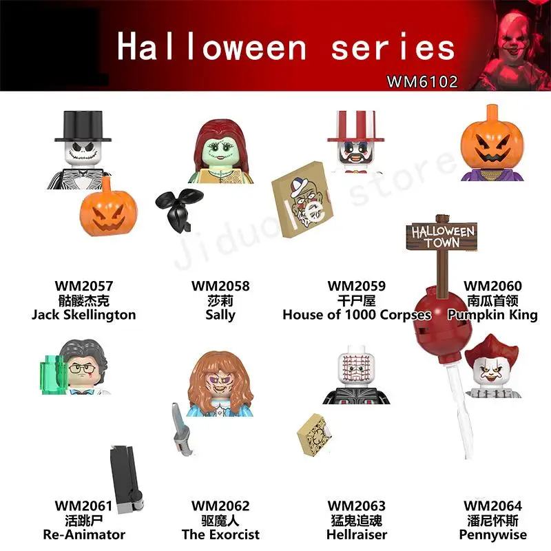 

Wm6102 Джек скеллингтоны строительный блок Clonetrooper Минифигурки Кирпичи Строительные блоки собранные лего игрушки Фигурки героев игрушки