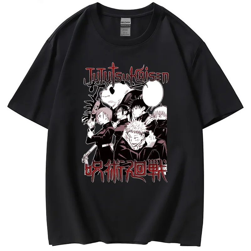 

Summer Anime Women T Shirt Spell Return Jujutsu Kaisen Unisex Short-sleeved T-shirt Harajuku 2023 Summer Y2k Clothes Tops Tees