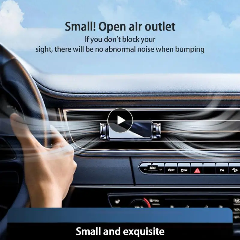 

Electric Induction Mobile Phone Holder For 4.7-7 Inch Mobilephone Air Vent Stand Mini Car Phone Holder Universal Car Accessories