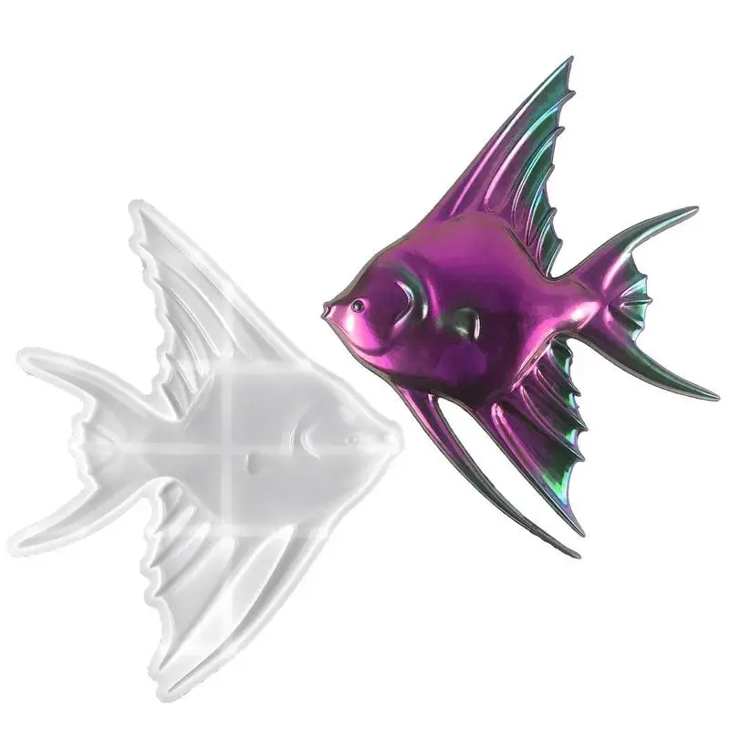 Силиконовые формы в виде рыбы 3D скульптуры Platax Teira креативная форма из смолы