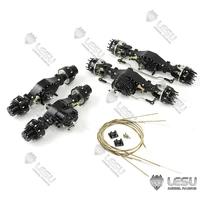 lesu metal front rear reduction wheel axle differential lock between axles 8x8 for 114 rc tractor truck tamiya hydraulic dumper