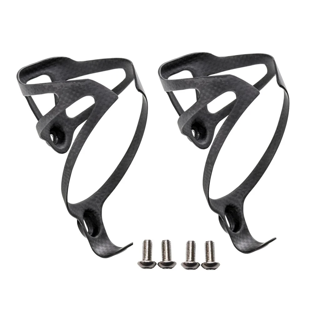 

XXX Lightweight 18g Bicycle Water Bottle Cage Cycling Carbon Fiber Bottle Holder Bike Rack Black UD/3K Matte