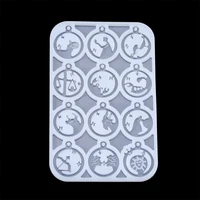 1pcs 12 constellations earring pendant silicone mould resin epoxy molds mixed style casting molds for diy jewelry making finding