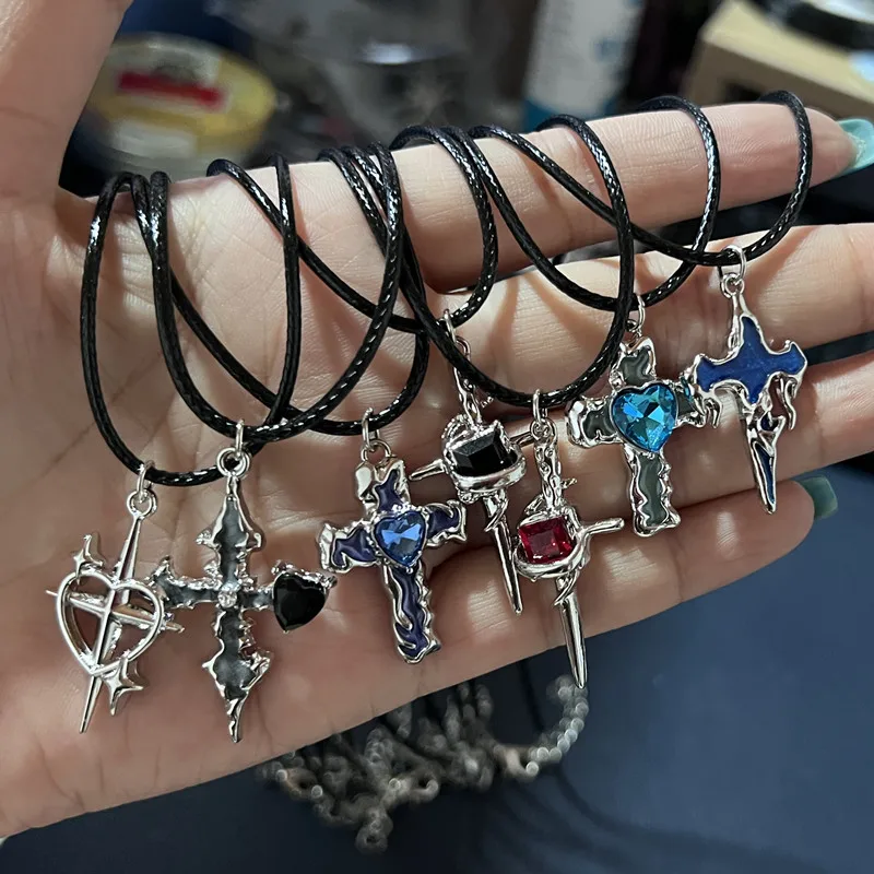 Новинка модный серебристый цвет бриллиантовый очаровательный черный кожаный