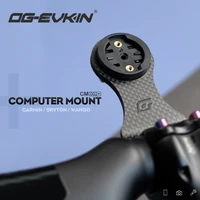 OG-EVKIN CM-02  Bike Stem Extension Carbon Computer Mount Code Table Rack For GPS Bike Computer Camera Light Bicycle Accessories