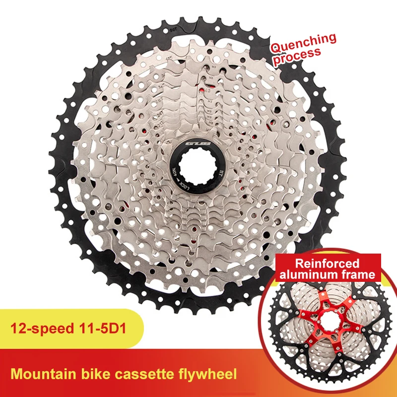 

hot sale GUB CS12 12-speed Mountain Bike 12-speed Cassette 11-50T Shifting Climbing Flywheel Cassette Flywheel Bicycle Parts
