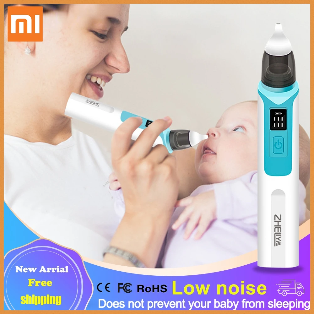 

Xiaomi Yopin Rechargeable Baby Nose Cleaner Silicone Adjustable Suction Child Nasal Aspirator Health Safety Convenient Low Noise