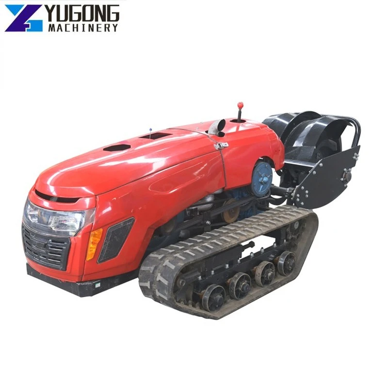 

The New Telecontrol Farmland Tractor Crawler-type Agricultural High-horsepower Tractor Can Be Equipped With A Variety