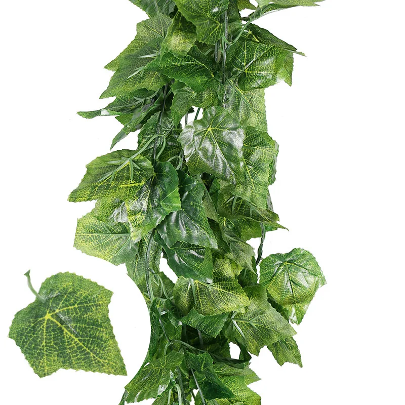 

Artificial Rattan Green Dill Home Balcony Decoration Green Rattan Artificial Sweet Potato Leaf Wedding Holiday Decoration