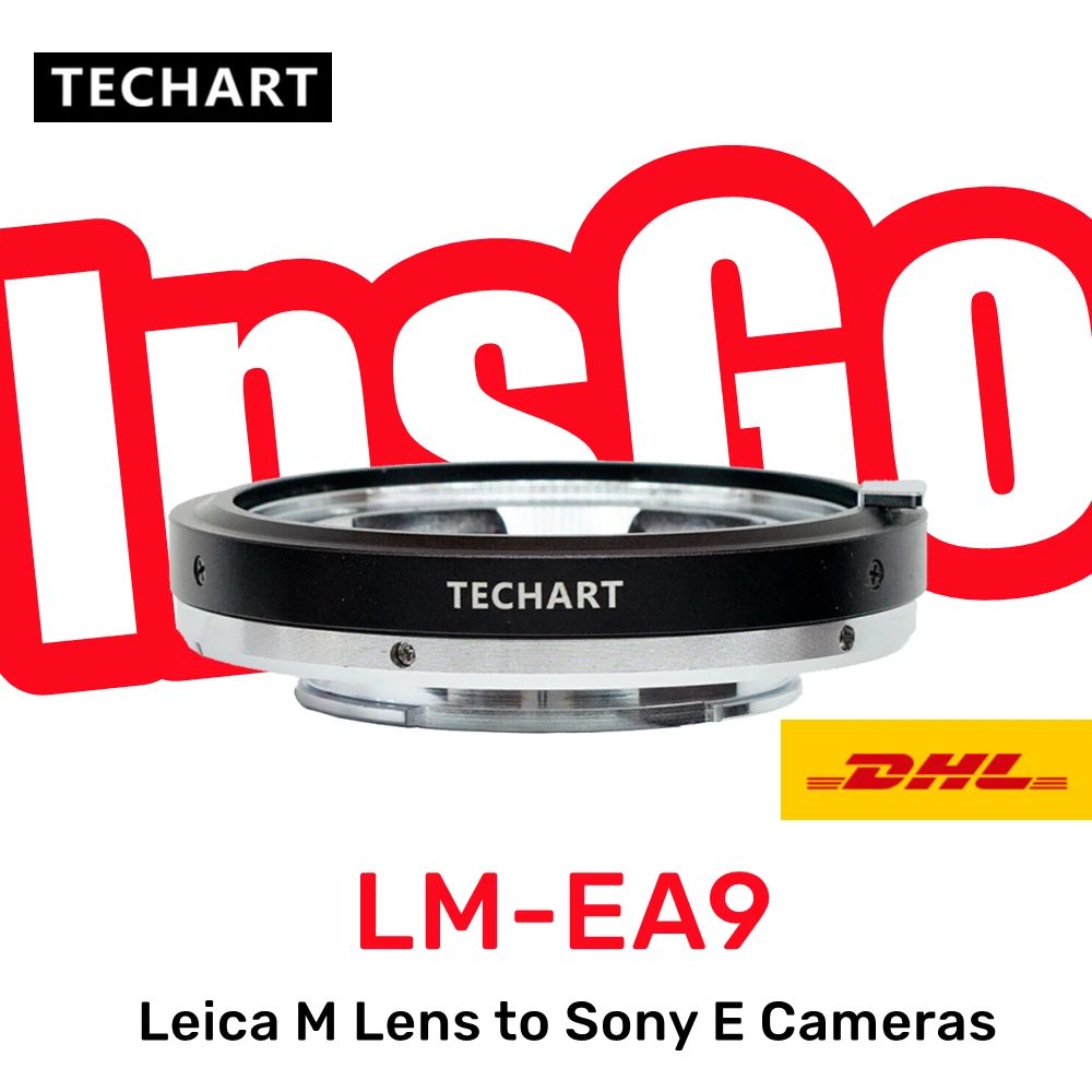 

TECHART LM-EA9 Auto Focus Lens Adapter Ring for Leica M Lens to Sony E Mirrorless Cameras