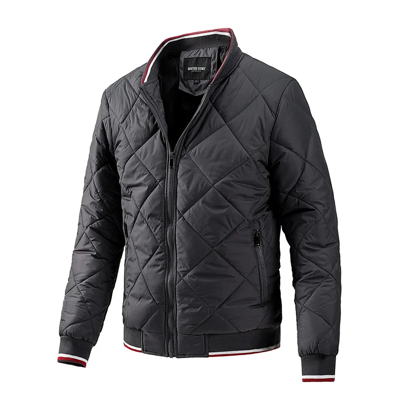 

Light Down Jacket Men's Winter Bright Face Short Fashion Brand Cool Cold Winter Warm Coat Men's Individual Outerwear Korean Vers
