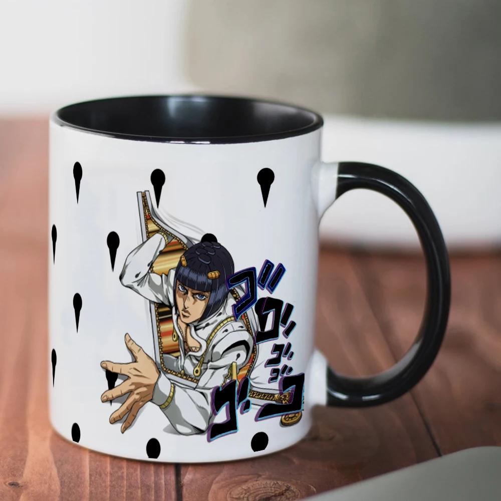

Jojo Bizarre Adventure Mugs 11oz Ceramic Home Water Cup Office Coffee Creative Mug Friends Birthday Gift