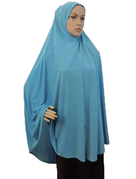 Muslim Women Hijab Large Scarf Overhead Eid Ramdan Prayer Clothes Arab Islamic Hijabs Head Wrap Shawl Hijab Underscarf Caps