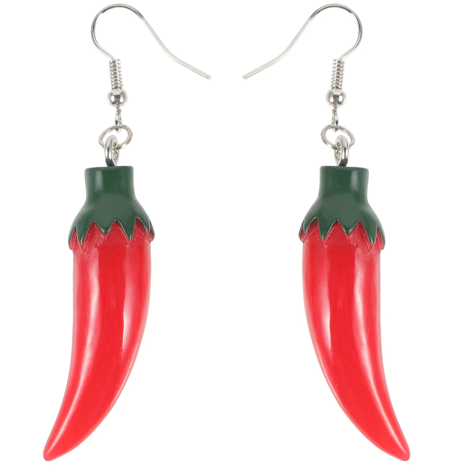 

Chili Earrings Fashionable Jewelry Stud Women Funny Pepper Decors Holiday Simulated Girls'